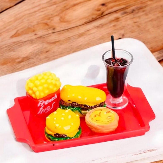 Dinner Plate Food Tray Coverminder / Fast Food / Diamond Painting Putty / Diamond Art Putty / Arts and Crafts / Needle Minder / Magnets