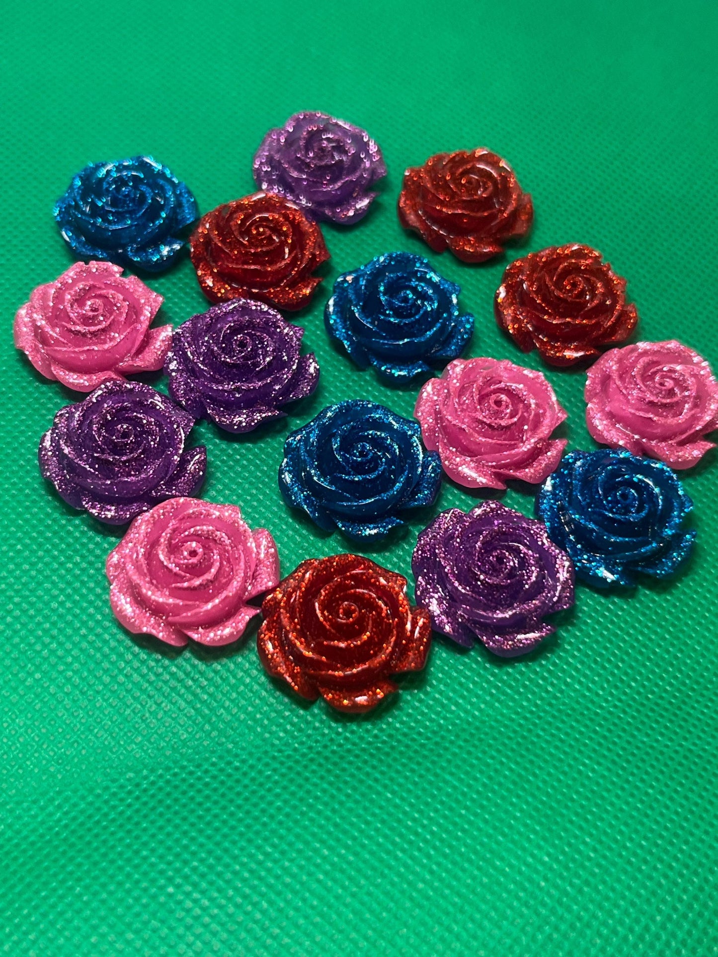 Sparkle Rose Coverminder / Flower Garden Glitter / Diamond Painting Putty / Diamond Art Putty / Arts & Crafts / Needleminder / Magnets