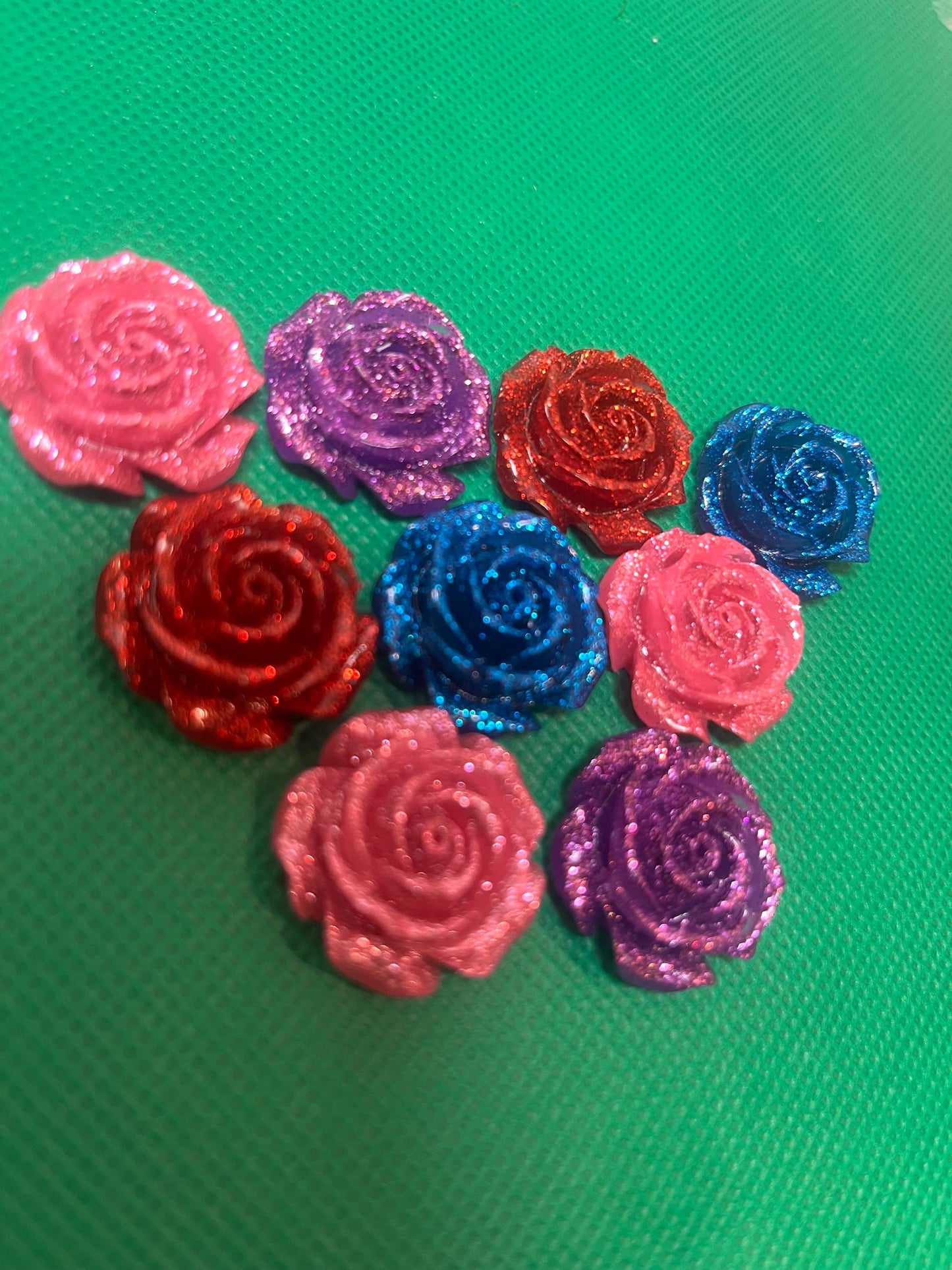 Sparkle Rose Coverminder / Flower Garden Glitter / Diamond Painting Putty / Diamond Art Putty / Arts & Crafts / Needleminder / Magnets