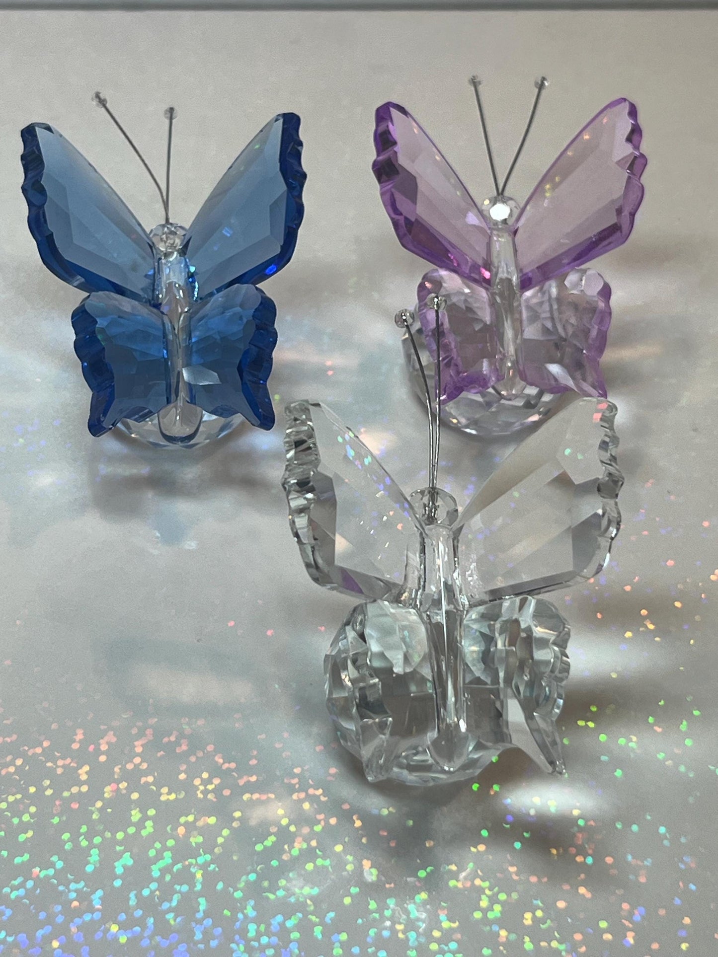 Crystal Butterfly Coverminder & Decoration / Diamond Painting Putty / Diamond Art Putty / Arts and Crafts / Needle Minder / Magnets