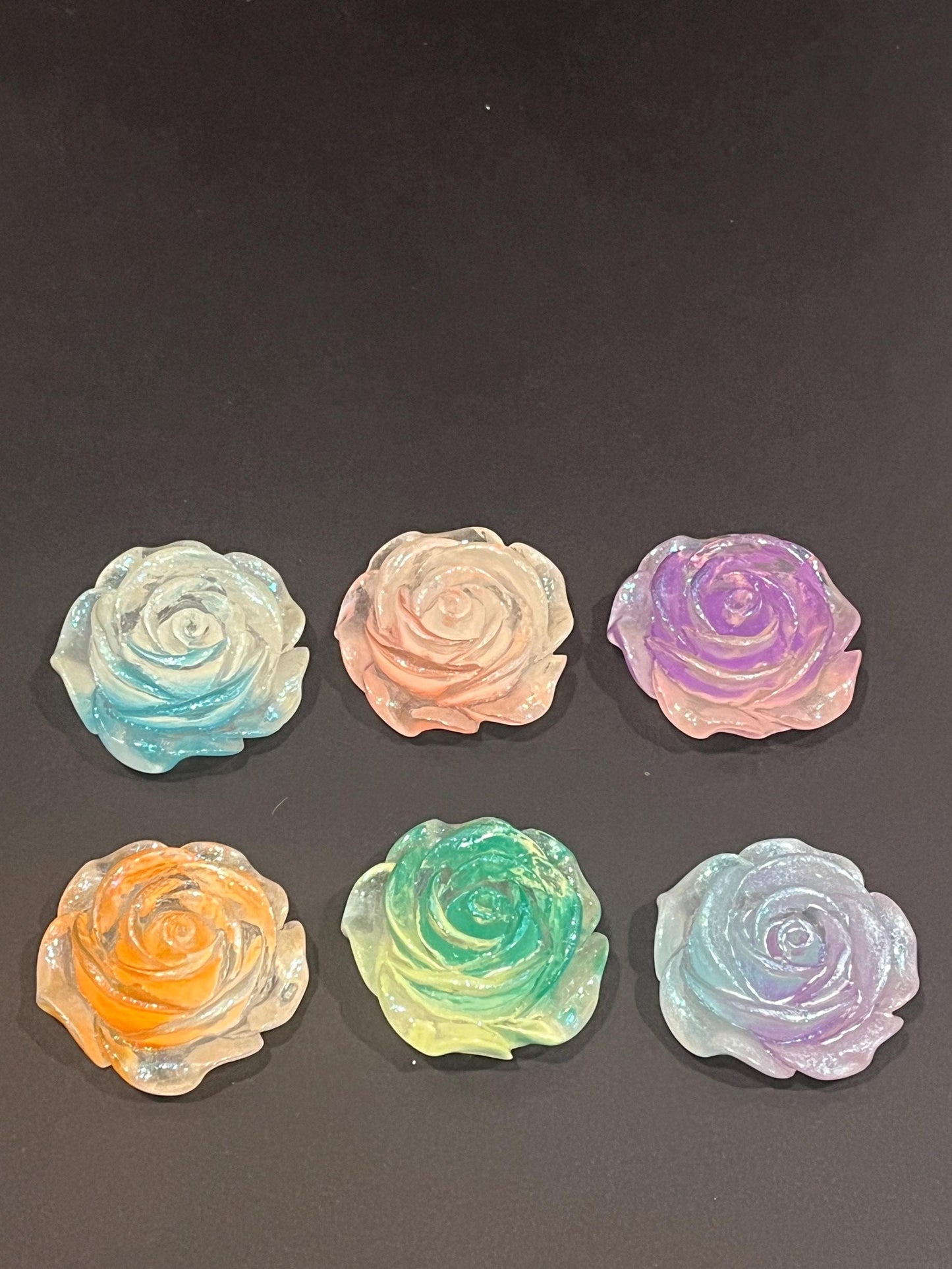 GLOW Rose Coverminder / Glow in the Dark / Diamond Painting Putty / Diamond Art Putty / Arts & Crafts / Needleminder / Magnets