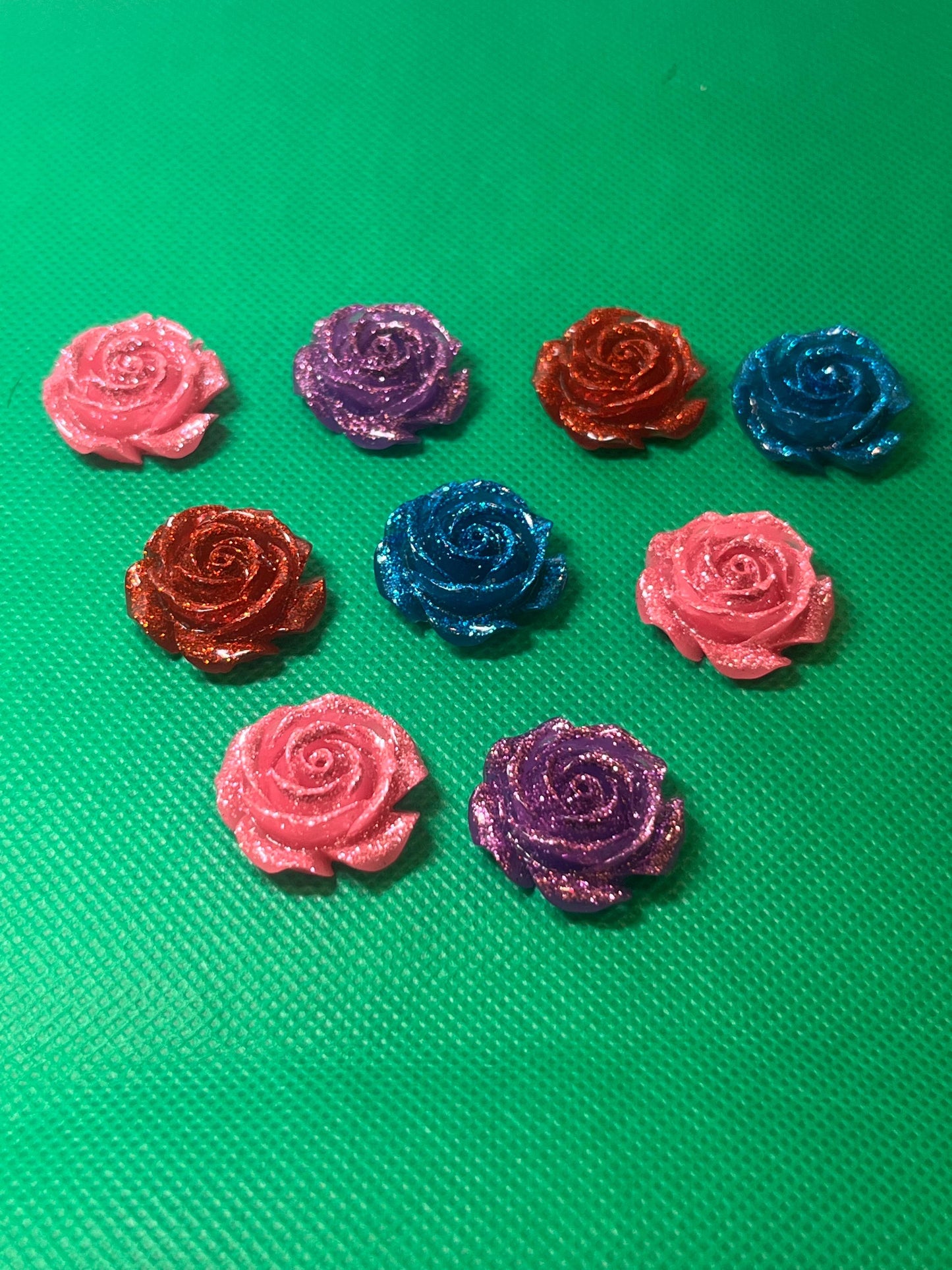 Sparkle Rose Coverminder / Flower Garden Glitter / Diamond Painting Putty / Diamond Art Putty / Arts & Crafts / Needleminder / Magnets