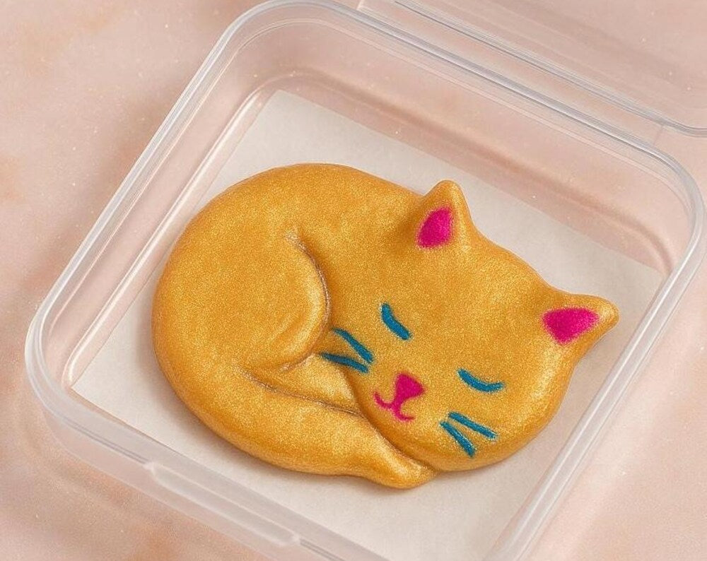 Vanilla Scented Gold Cat Diamond Painting Putty