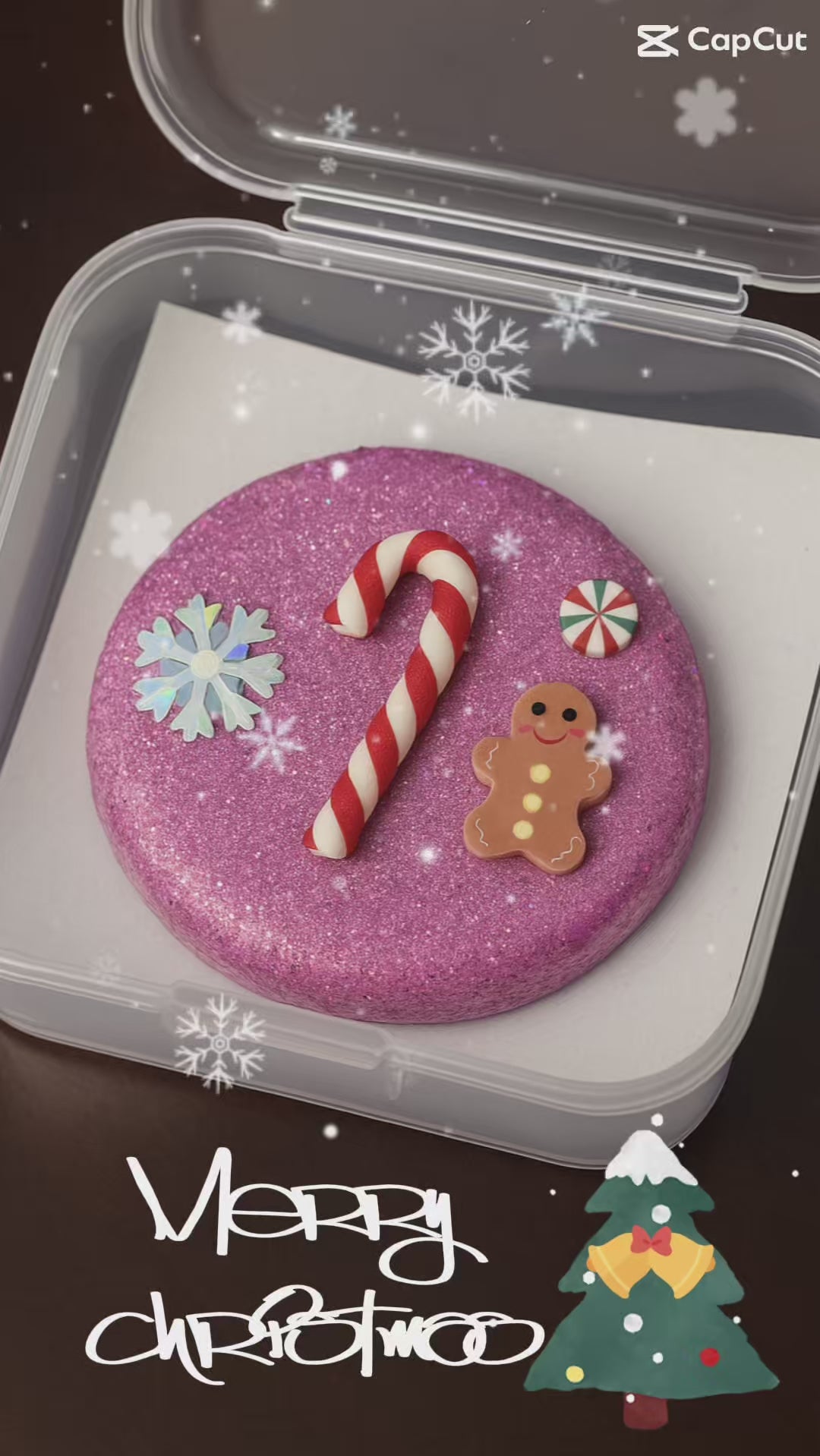 Candy Cane Lane Diamond Painting Putty - Pink Christmas Gingerbread Strong Grip